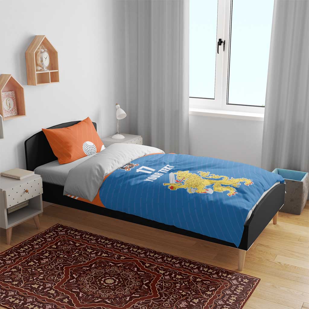Netherlands Field Hockey Custom Bedding Set Sporty Style