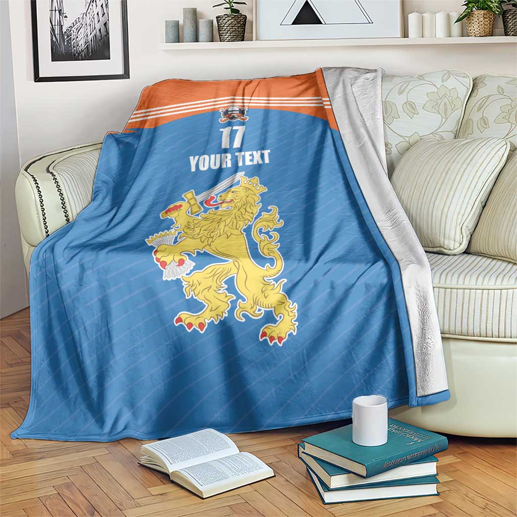 Netherlands Field Hockey Custom Blanket Sporty Style