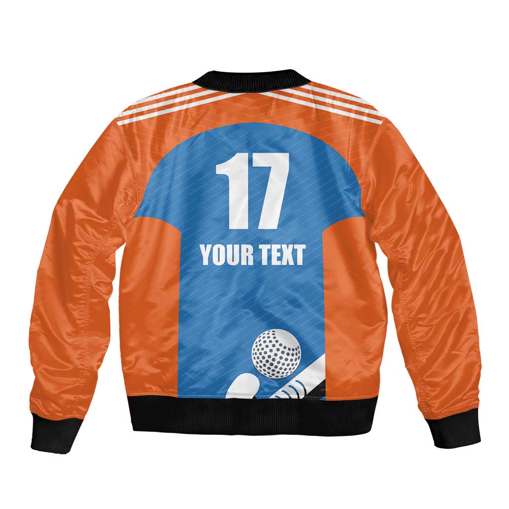 Netherlands Field Hockey Custom Bomber Jacket Sporty Style
