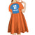 Netherlands Field Hockey Custom Kid Short Sleeve Dress Sporty Style