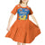 Netherlands Field Hockey Custom Kid Short Sleeve Dress Sporty Style