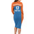 Netherlands Field Hockey Custom Long Sleeve Bodycon Dress Sporty Style