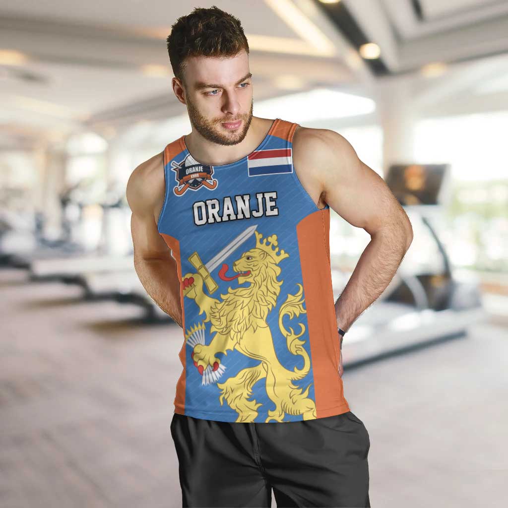 Netherlands Field Hockey Custom Men Tank Top Sporty Style