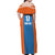 Netherlands Field Hockey Custom Off Shoulder Maxi Dress Sporty Style