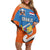 Netherlands Field Hockey Custom Off Shoulder Short Dress Sporty Style