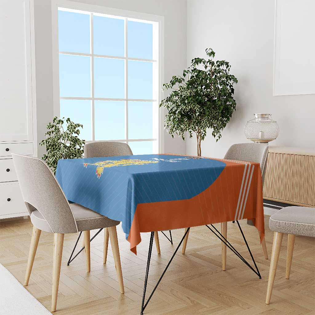 Netherlands Field Hockey Custom Tablecloth Sporty Style