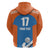 Netherlands Field Hockey Custom Zip Hoodie Sporty Style