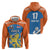 Netherlands Field Hockey Custom Zip Hoodie Sporty Style