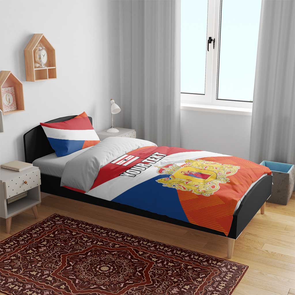 Netherlands Drenthe Province Personalized Bedding Set Flag of Drenthe