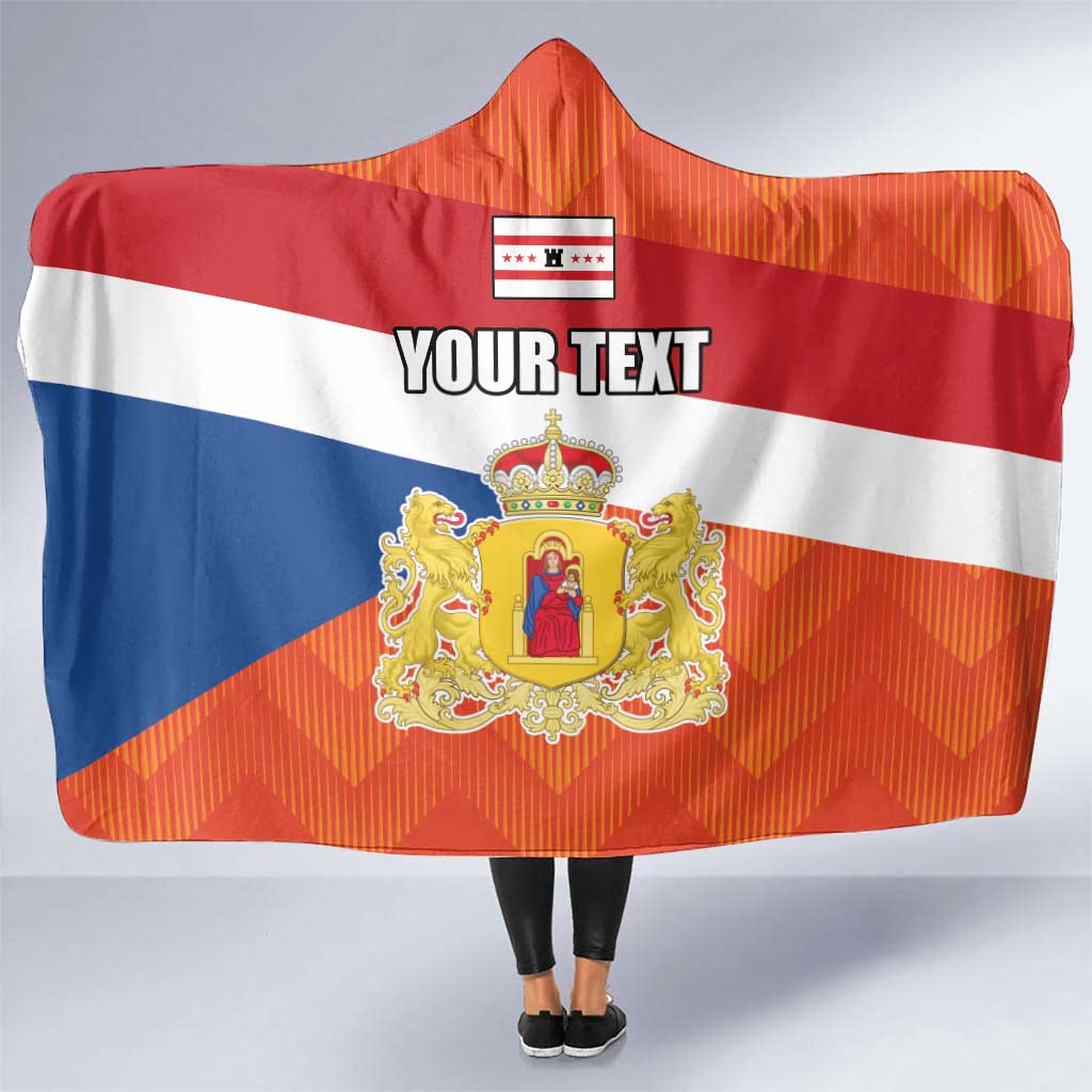 Netherlands Drenthe Province Personalized Hooded Blanket Flag of Drenthe