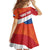 Netherlands Drenthe Province Personalized Kid Short Sleeve Dress Flag of Drenthe