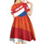 Netherlands Drenthe Province Personalized Kid Short Sleeve Dress Flag of Drenthe