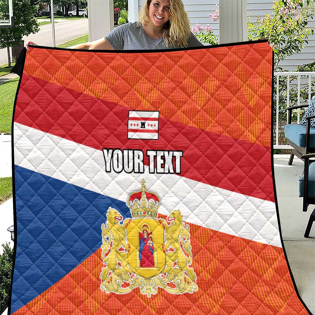 Netherlands Drenthe Province Personalized Quilt Flag of Drenthe