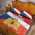 Netherlands Drenthe Province Personalized Quilt Bed Set Flag of Drenthe