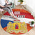 Netherlands Drenthe Province Personalized Round Carpet Flag of Drenthe