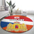 Netherlands Drenthe Province Personalized Round Carpet Flag of Drenthe