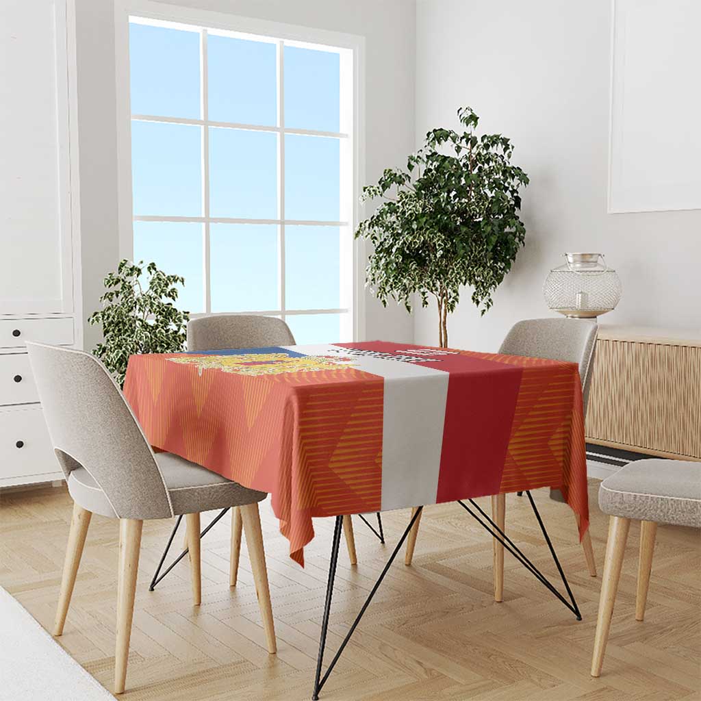 Netherlands Drenthe Province Personalized Tablecloth Flag of Drenthe