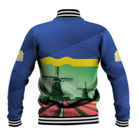 Netherlands Flevoland Province Baseball Jacket Flag Style