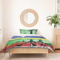 Netherlands Flevoland Province Bedding Set Flag Style
