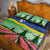 Netherlands Flevoland Province Quilt Bed Set Flag Style