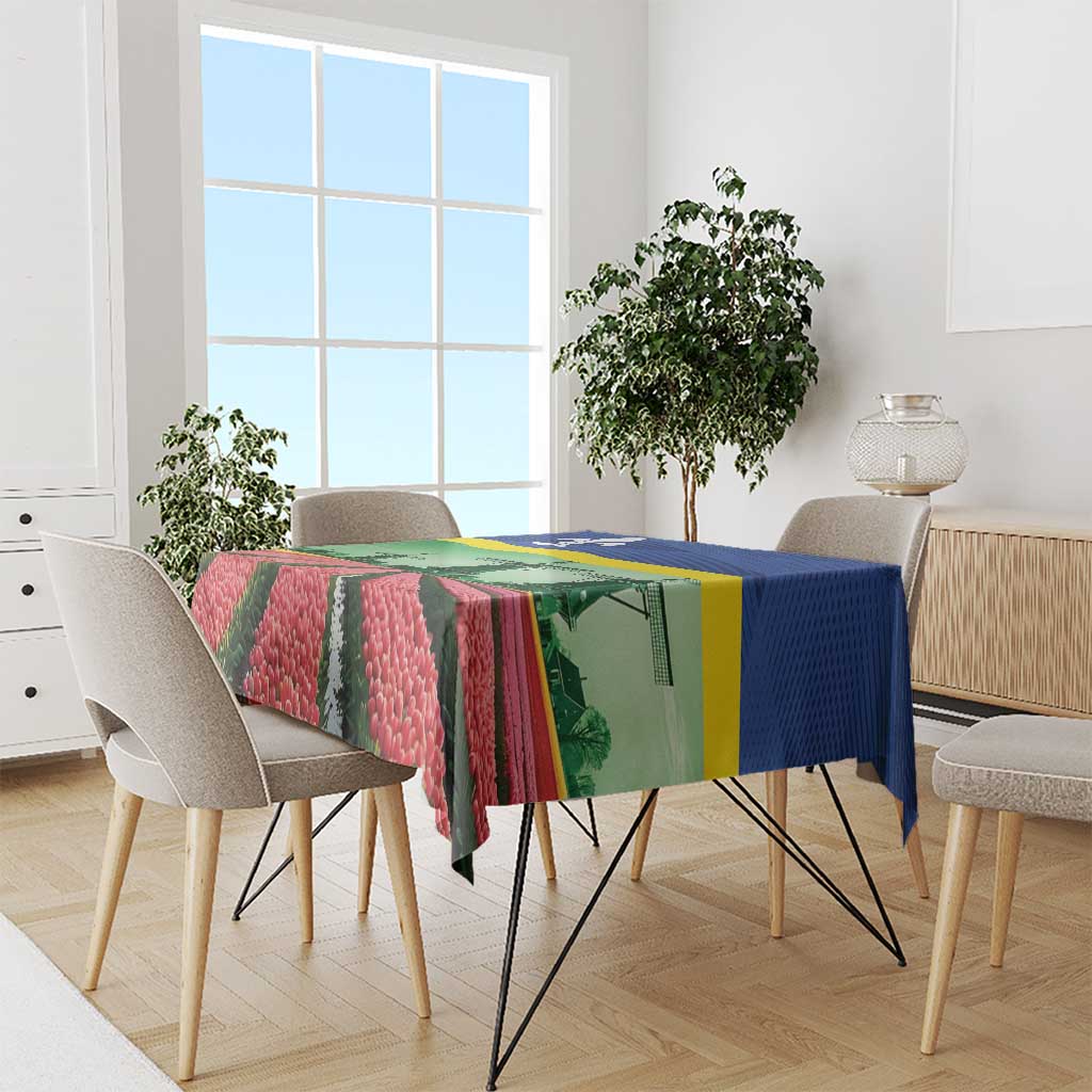 Netherlands Flevoland Province Tablecloth Flag Style