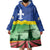 Netherlands Flevoland Province Wearable Blanket Hoodie Flag Style