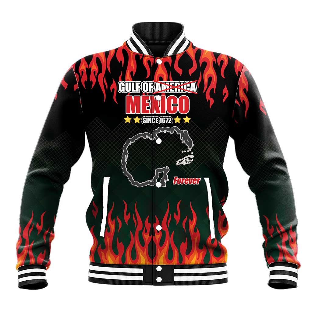 Gulf Of Mexico Since 1672 Baseball Jacket Golfo De Mexico and Forever