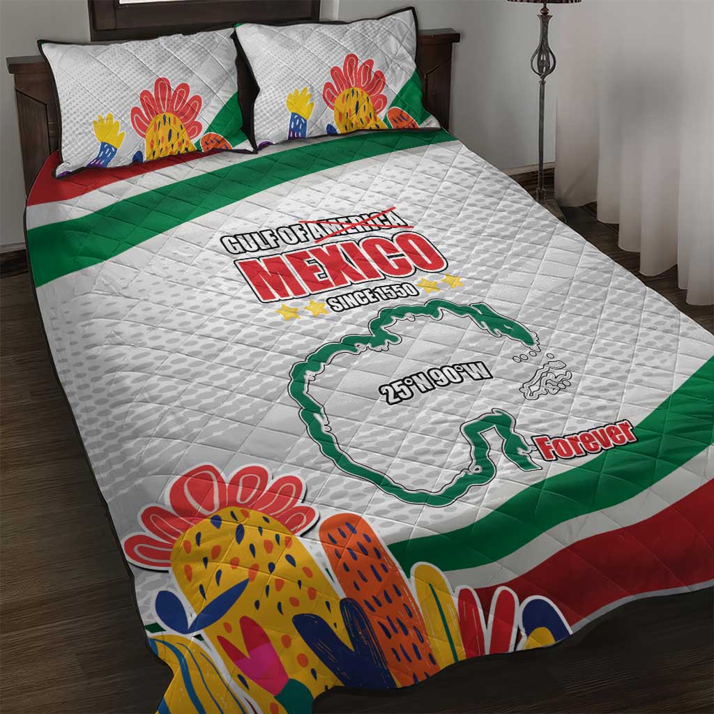 Gulf Of Mexico Since 1550 Quilt Bed Set Golfo De Mexico Forever