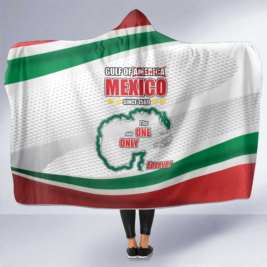 Gulf Of Mexico Since 1569 Hooded Blanket Golfo De Mexico The One and Only