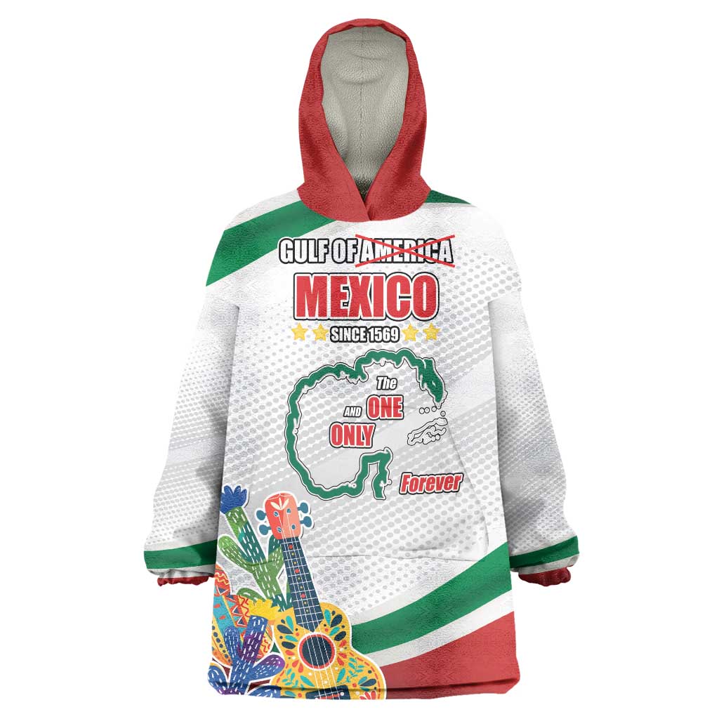 Gulf Of Mexico Since 1569 Wearable Blanket Hoodie Golfo De Mexico The One and Only LT17