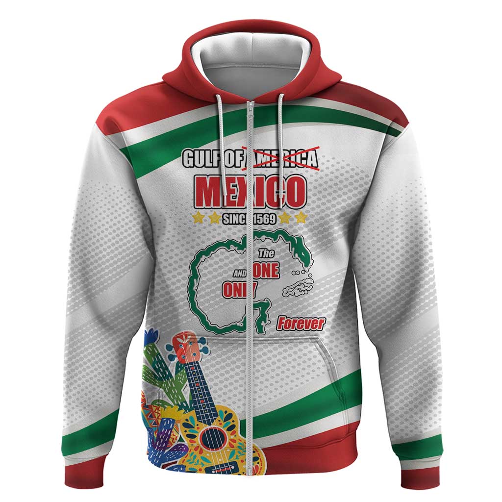 Gulf Of Mexico Since 1569 Zip Hoodie Golfo De Mexico The One and Only LT17