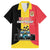 Custom Belgium Formula One Family Matching Off Shoulder Maxi Dress and Hawaiian Shirt Motorsport with Flag F1 World Championship