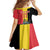 Custom Belgium Formula One Family Matching Summer Maxi Dress and Hawaiian Shirt Motorsport with Flag F1 World Championship
