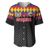 Custom Colombia Football Baseball Jersey Retro Black Style