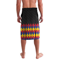 Custom Colombia Football Lavalava Retro Black Style
