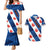 Netherlands Friesland Province Couples Matching Mermaid Dress and Hawaiian Shirt Flag Style