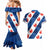 Netherlands Friesland Province Couples Matching Mermaid Dress and Hawaiian Shirt Flag Style