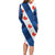 Netherlands Friesland Province Long Sleeve Bodycon Dress Flag Style