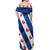 Netherlands Friesland Province Off Shoulder Maxi Dress Flag Style