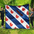 Netherlands Friesland Province Quilt Flag Style