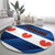 Netherlands Friesland Province Round Carpet Flag Style