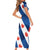 Netherlands Friesland Province Short Sleeve Bodycon Dress Flag Style