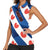 Netherlands Friesland Province Women Sleeveless Polo Shirt Flag Style