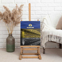 Netherlands Gelderland Province Canvas Wall Art Flag Style