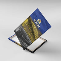 Netherlands Gelderland Province Canvas Wall Art Flag Style