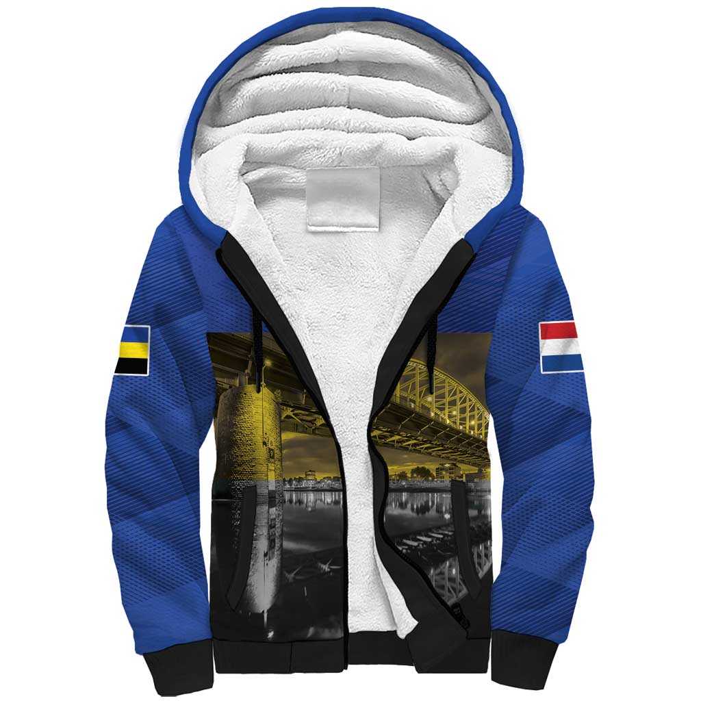 Netherlands Gelderland Province Sherpa Hoodie Flag Style