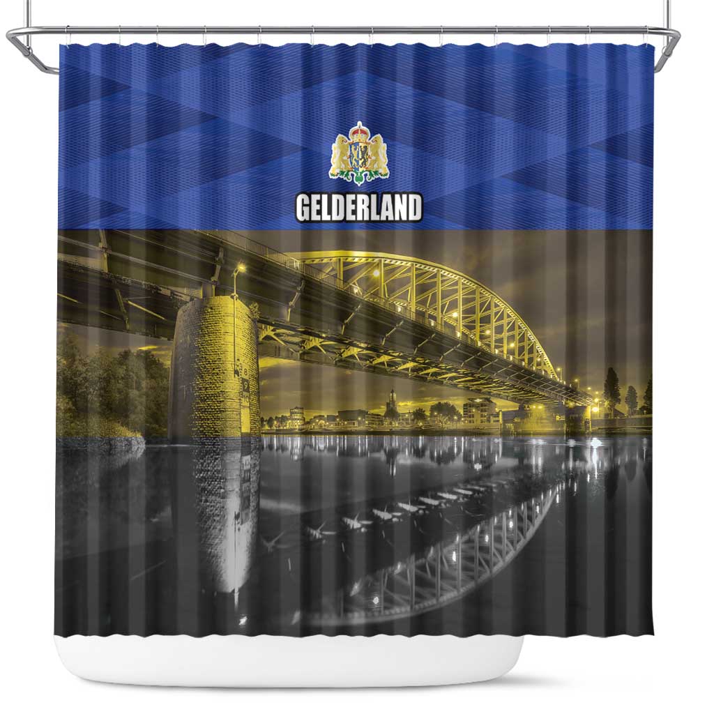 Netherlands Gelderland Province Shower Curtain Flag Style