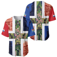 Netherlands Groningen Province Baseball Jersey Flag Style