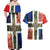 Netherlands Groningen Province Couples Matching Off Shoulder Maxi Dress and Hawaiian Shirt Flag Style