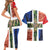 Netherlands Groningen Province Couples Matching Short Sleeve Bodycon Dress and Hawaiian Shirt Flag Style